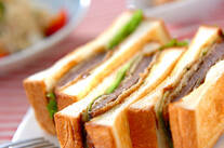 ビーフカツサンド