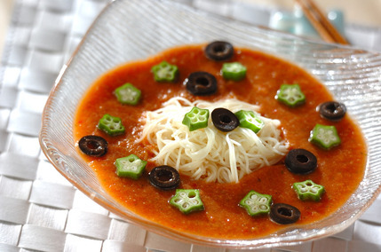 ガスパチョ素麺