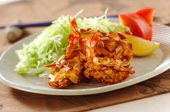 エビのアーモンド揚げ