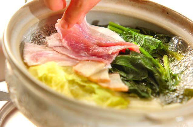 2種類のタレでいただく常夜鍋の作り方の手順9