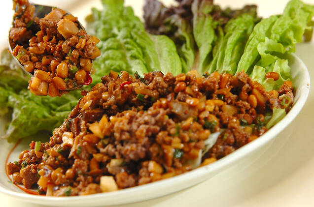 ひき肉納豆炒めの作り方の手順9