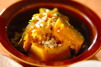 カボチャのメープルミルク煮