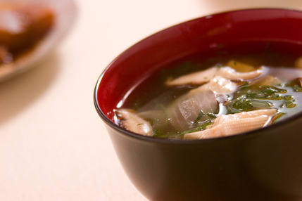 くずし豆腐のお吸い物