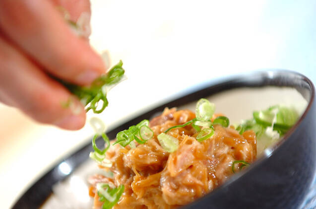 長芋のナメタケ和えの作り方の手順4