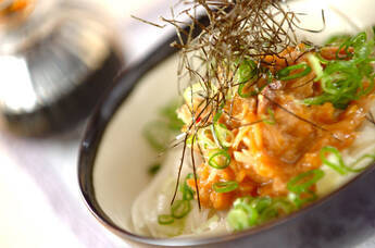 長芋のナメタケ和え