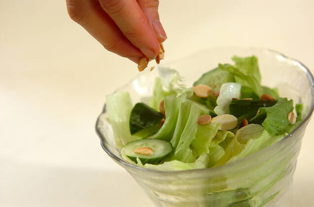グリーンサラダの作り方の手順4