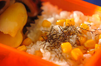 コーンバターご飯