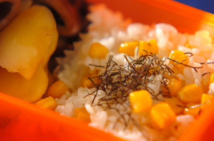 コーンバターご飯