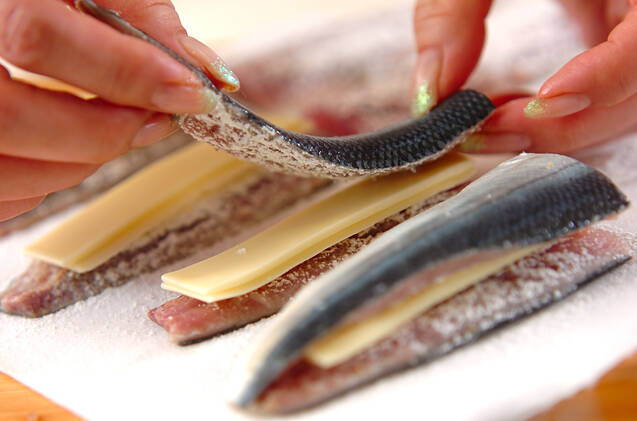 サンマのフライの作り方の手順2