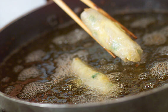 具だくさんの揚げ春巻きの作り方の手順11