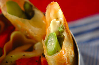 アスパラの春巻き