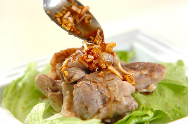 鶏肉の蒸し煮ネギソースの作り方の手順6