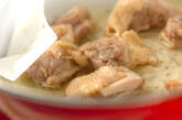 鶏肉の蒸し煮ネギソースの作り方5