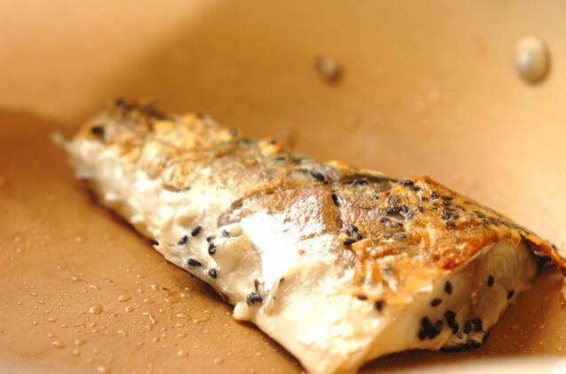 サバのゴマ焼きの作り方の手順2