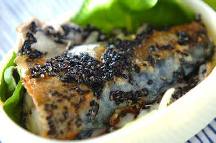 サバのゴマ焼き
