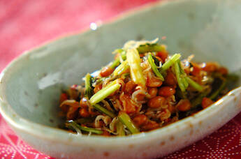 ピリ辛納豆和え