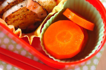 ニンジンのレンジグラッセ