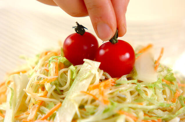 パスタでサラダの作り方の手順7