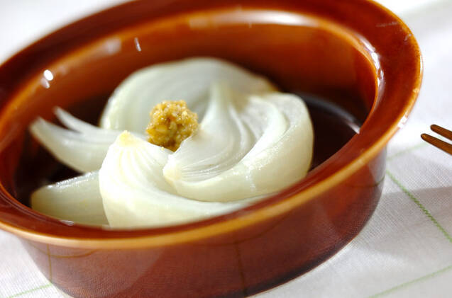 レンジ玉ネギ・ユズコショウ添え