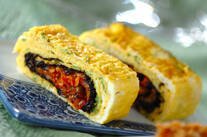 キムチ入り卵焼き