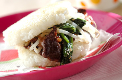 ビビンバ風ライスバーガー