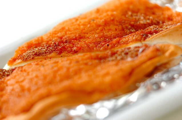 ハンペンのタラマヨ焼きの作り方の手順3