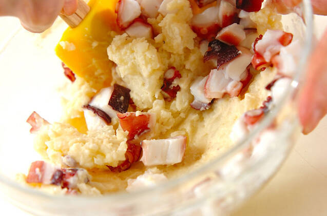 タコお焼きの作り方の手順2