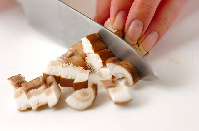 カキ雑炊の作り方の手順1