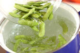 塩ゆで枝豆の作り方2