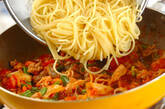 豚キムチパスタの作り方7