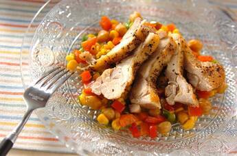 鶏のペッパー焼き