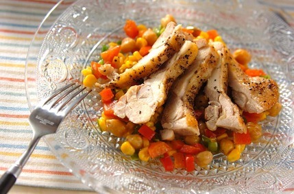 鶏のペッパー焼き