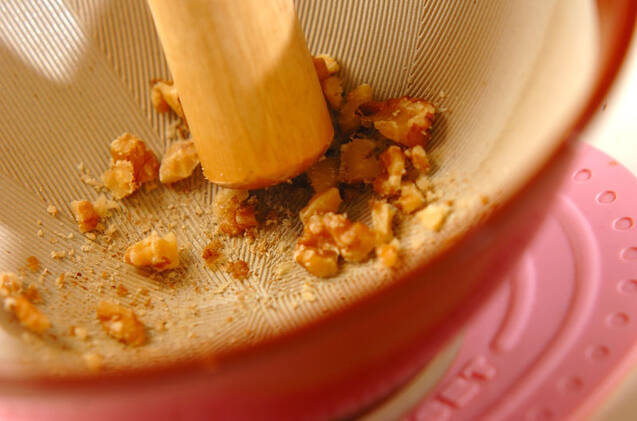 ホウレン草のクルミ和えの作り方の手順2