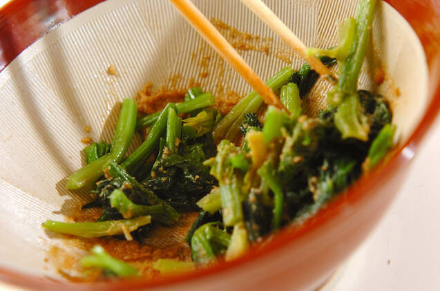 ホウレン草のクルミ和えの作り方の手順3