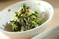 ヒジキとレタスのサッパリ和え