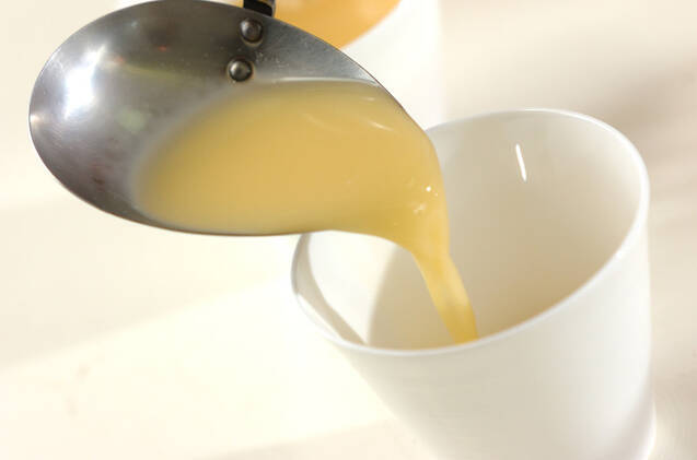 水煮コーン入り茶碗蒸しの作り方の手順5