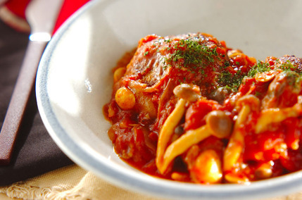 トマト煮込みハンバーグ