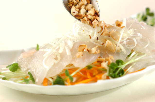 お刺身サラダの作り方の手順7