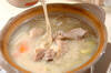 鶏肉のキムチ豆乳仕立ての作り方の手順11