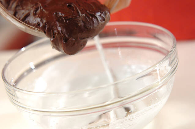 とろけるチョコケーキの作り方の手順4