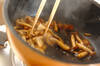 炒めキノコ混ぜご飯の作り方の手順3
