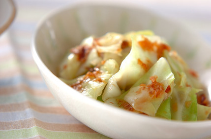 キャベツの梅おかか和え