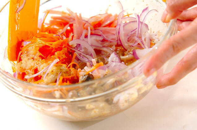 ニンジンサラダの作り方の手順8