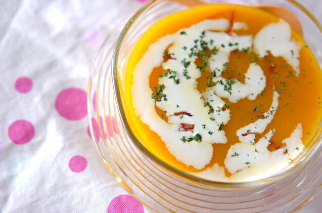 ひんやりカボチャスープ