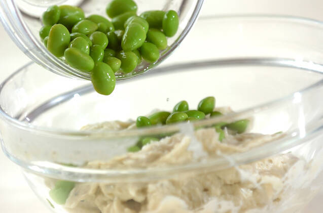 枝豆のふんわり落とし揚げの作り方の手順5