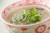 香菜・春雨スープの作り方の手順
