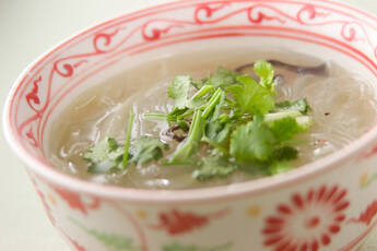 香菜・春雨スープ