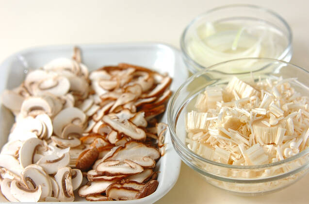 マッシュルームスープの作り方の手順1