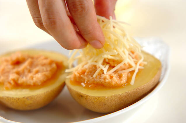 明太焼きポテトの作り方の手順5