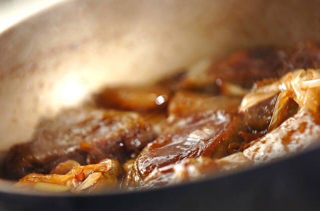 揚げ生麩の照り焼き丼の作り方の手順7